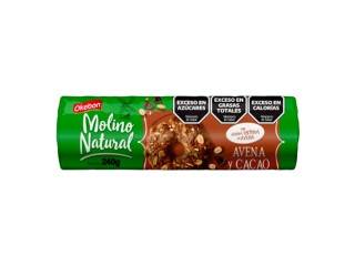 Galletita Molino Natural 16X240G Avena/Cacao