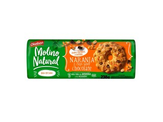 Galletita Molino Natural 16X238G Naranja/Chips