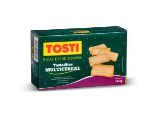 Tostaditas Tosti 16X140Gr Multicereal