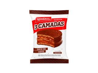 Alfajor Nevares Tres Camadas Triple 24X60Gr Negro
