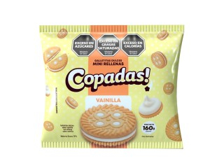 Galletitas Rellenas Copadas 24X160Gr Vainilla