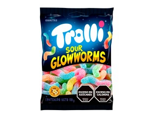 Gomitas Trolli 8X15X80Gr Sour Glowworms