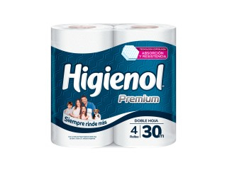 Papel Higienico Higienol Premium D/H 10X4Ux30Mt