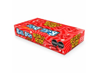 Regaliz Bull Dog Granel X1,3Kg Frutilla Acida