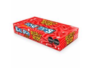 Regaliz Bull Dog Granel X1,3Kg Frutilla Acida