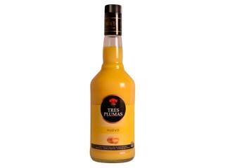 Licor Tres Plumas Botella 6X700Ml Huevo
