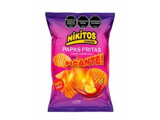 Papas Nikitos 30X65Gr Limon Picante