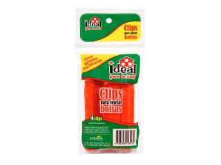 Clips Para Sujetar Bolsas Ideal 48X4Un