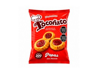 Galletitas Tocoñato 24X200Gr Pepas