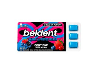 Chicle Beldent Relleno 8X9Un (17,5Gr) Fr.rojos