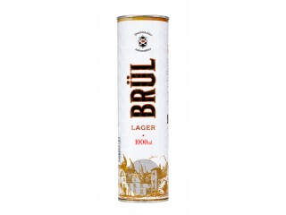 Cerveza Rubia Brul Laton 6 X 1Lt