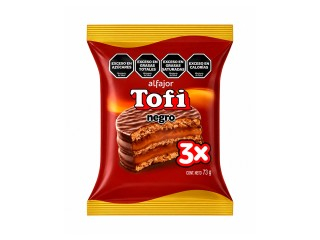 Alfajor Tofi Triple Negro 21X73Gr (15491)