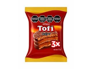 Alfajor Tofi Triple Negro 21X73Gr (15491)