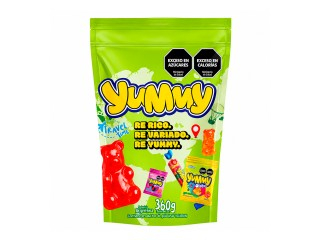 Yummy Goma Travel Doypack 10X360Gr Surtido