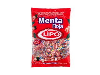Caramelo Lipo 12X907Gr Menta Roja