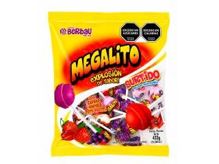 Chup Berbau Megalito 12X24U(432G) Surtido