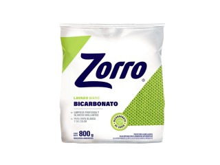 Jabon En Polvo Zorro Bicarbon 20X800Gr Baja Espuma