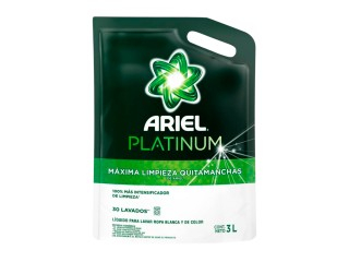 Jabon Liquido Ariel Platinum D/P 4X3Lt