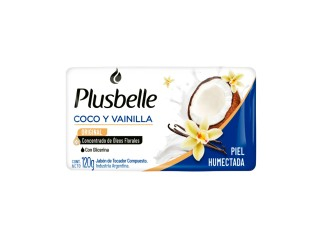 Jabon De Tocador Plusbelle 81X120Gr Coco/Vain