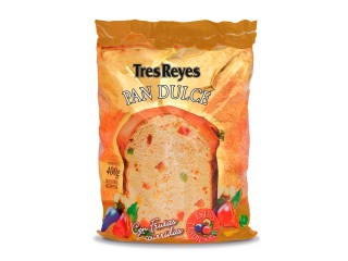 Pan Dulce Tres Reyes 6X400Gr Con Frutas