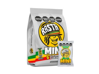 Alfajor Mini Rasta 6X6Un Blanco
