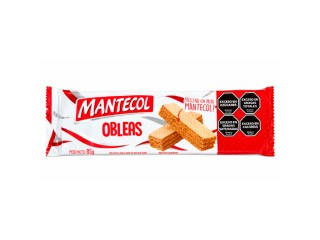 Oblea Mantecol 40Ux85Gr Rellena Pasta Mani  (2645)