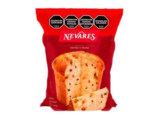 Pan Dulce Nevares 8X 600Gr Con Frutas