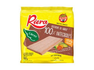 Tostada De Arroz Riera 12X150Gr 100% Integral
