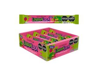 Caramelo Masticable Lengua Loca X40Un Frutilla