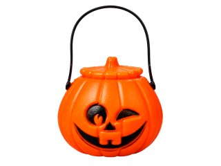 Calabaza Mediana Con Tapa Halloween X50Un Naranja