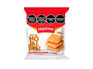 Galletitas Hojalmar Mini Bizcochos 18X150Gr Salado