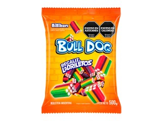 Regaliz Bull Dog Mini Bolsa 8X500G Ladrillos
