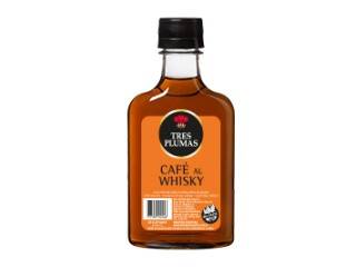 Licor Tres Plumas Petaca 12X200Ml Café Al Whisky