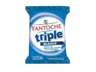 Alfajor Fantoche Triple 12X85Gr Blanco