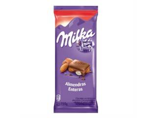 Chocolate Milka Macizo 12X155Gr  Almendras