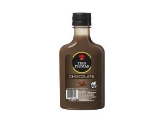 Licor Tres Plumas Petaca 12X200Ml Chocolate