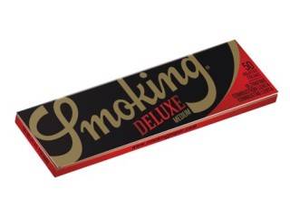 Papel Para Armar Smoking Deluxe Negro 25Ux50Hojas