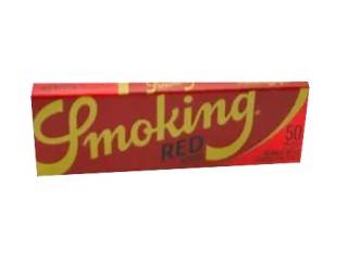 Papel Para Armar Smoking Rojo 25Ux50Hojas