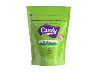 Toallitas Humedas Candy Premiun 24X50Un Aloe Vera