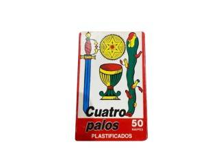 Naipes 4 Palos X50 Plastificado X12Un