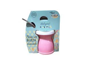 Mate Click Plastico Con Tapa Y Bombilla Metal(1060