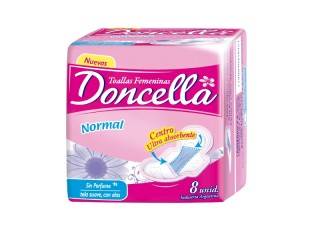 Toallita Doncella Rosa Sin Deo  50X8Un (21615)